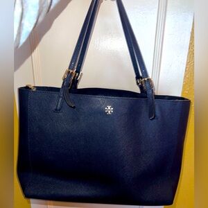 Tory Burch Large Navy Blue Tote